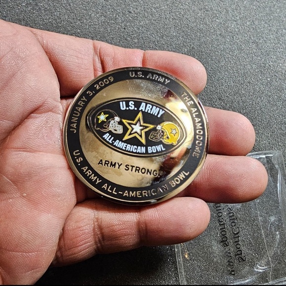 January 3, 2003 U.S. Army All American Bowl Commemorative Challenge Coin Token - Picture 1 of 7